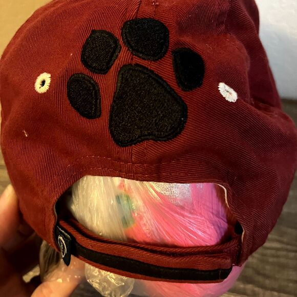 *KRABLOONIK DOGSLEDDING & RESTAURANT* Dog Colorado Souvenir Ball Cap Maroon Hat - Picture 8 of 8